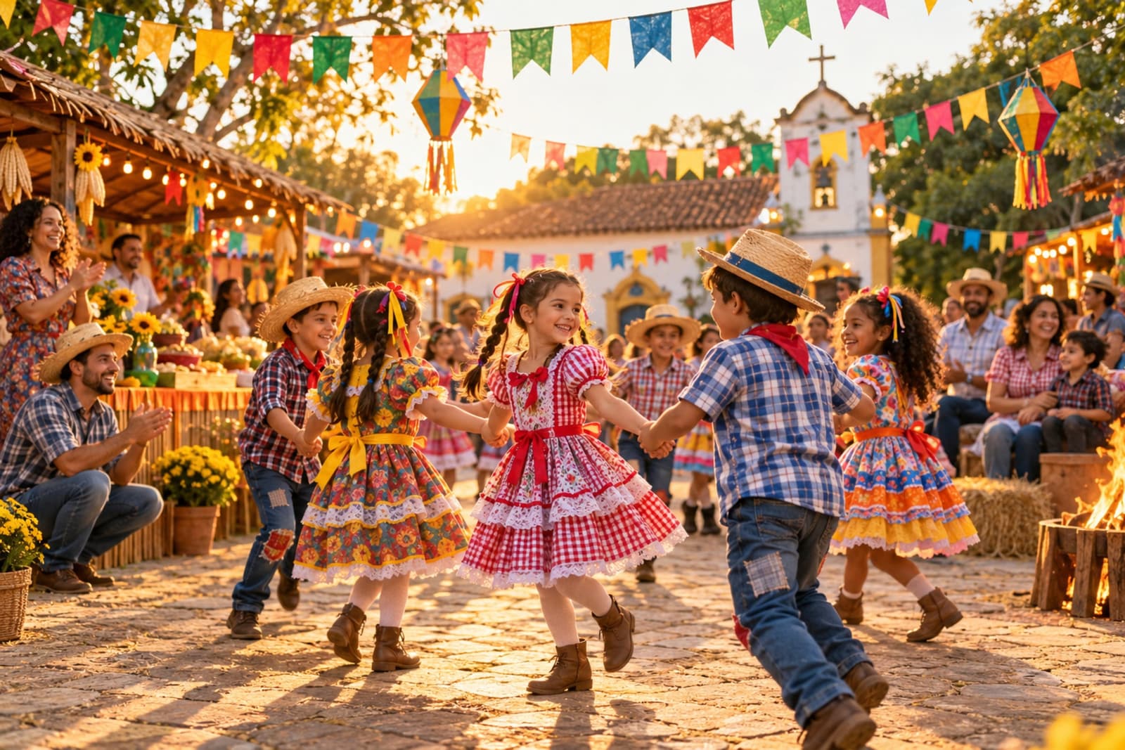 Festa junina bate recorde de barracas