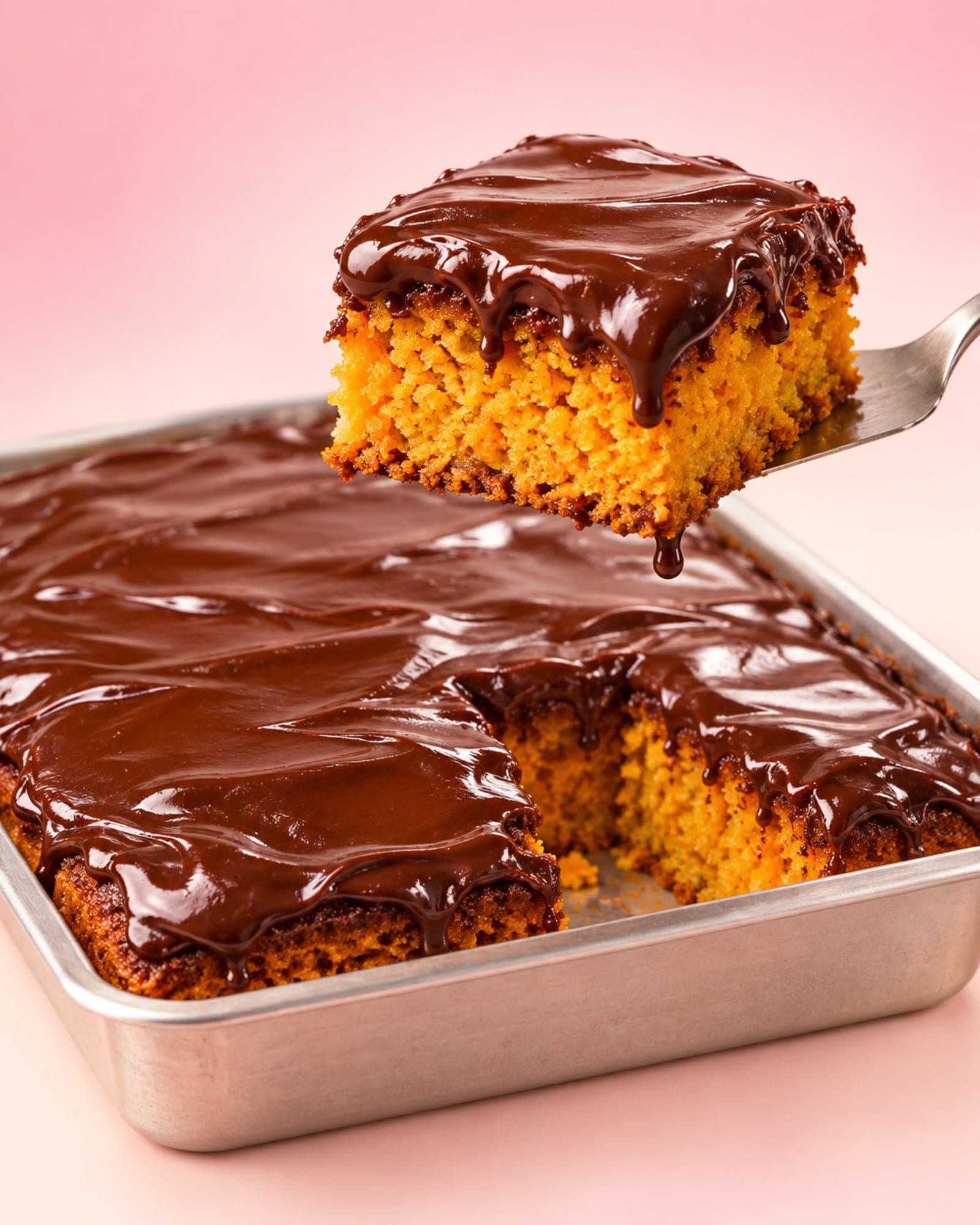Bolo de Cenoura com Chocolate