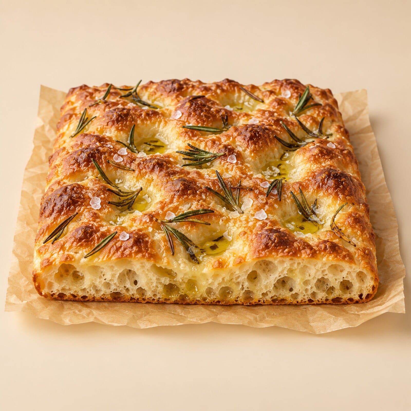 Focaccia de alecrim