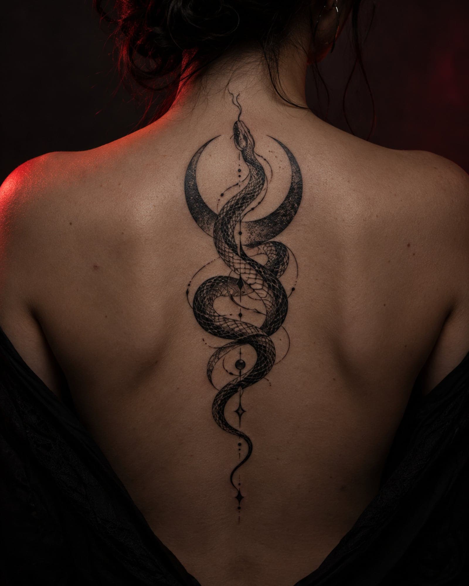 Serpente e lua
